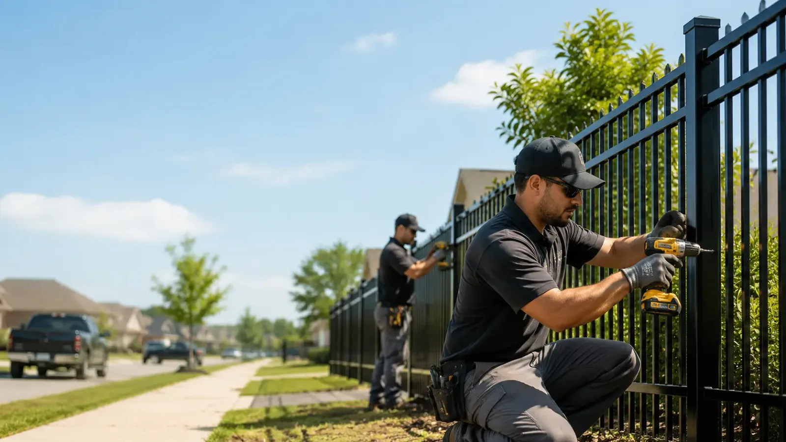 Metal Fence Installation in Plaza, ND